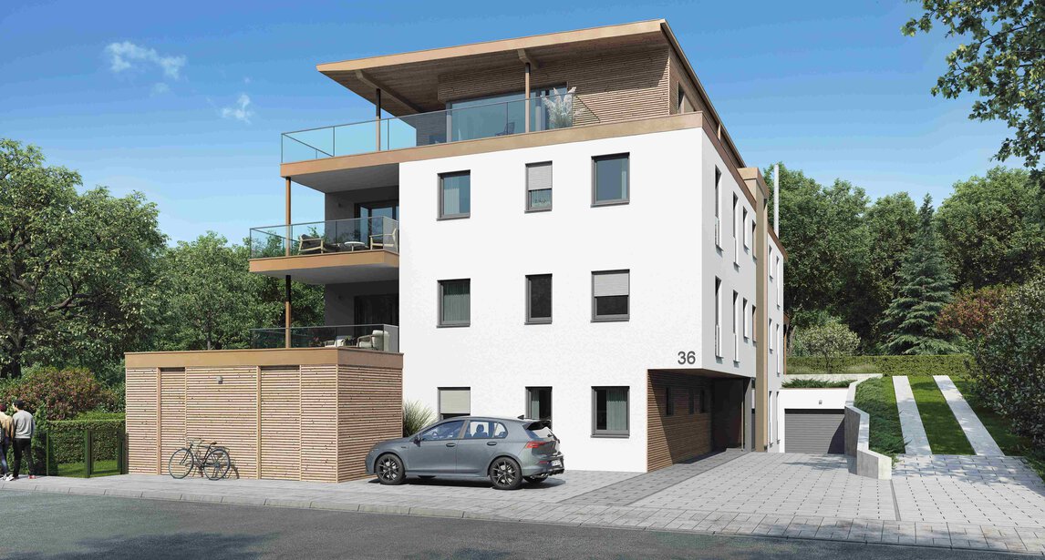 Neubauprojekt Mietwohnungen | © HausBauHaus Immobilien