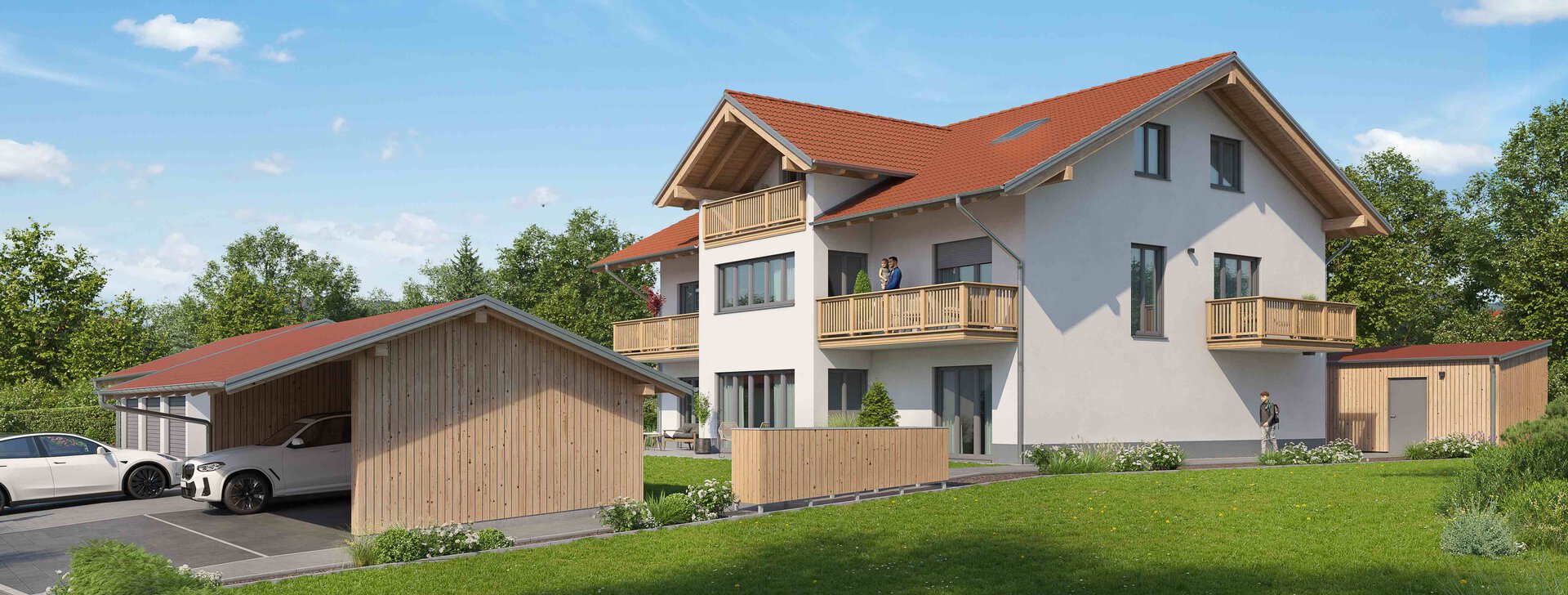 Neubauprojekt in Ruhpolding - Neubauwohnungen kaufen | © HausBauHaus Immobilien