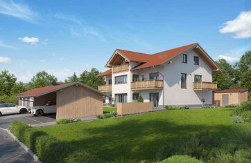 Neubauprojekt in Ruhpolding - Neubauwohnungen kaufen | © HausBauHaus Immobilien