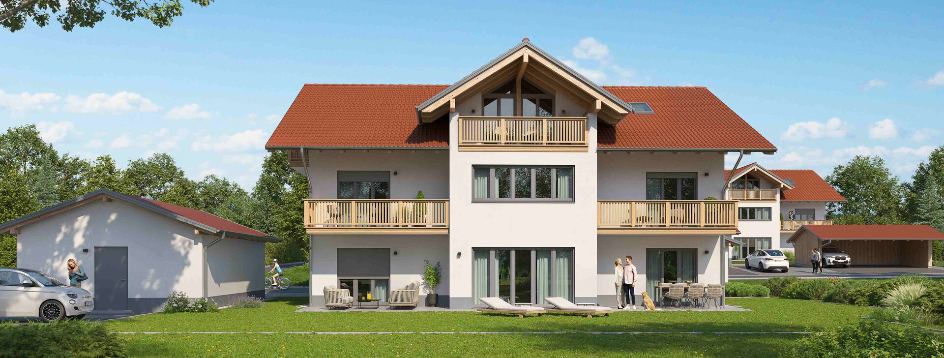 Neubauprojekt in Ruhpolding - Neubauwohnungen kaufen | © HausBauHaus Immobilien