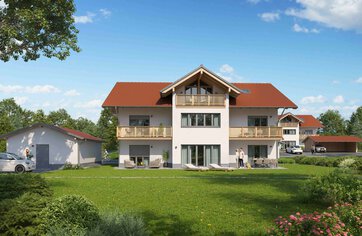 Neubauprojekt in Ruhpolding - Neubauwohnungen kaufen | © HausBauHaus Immobilien